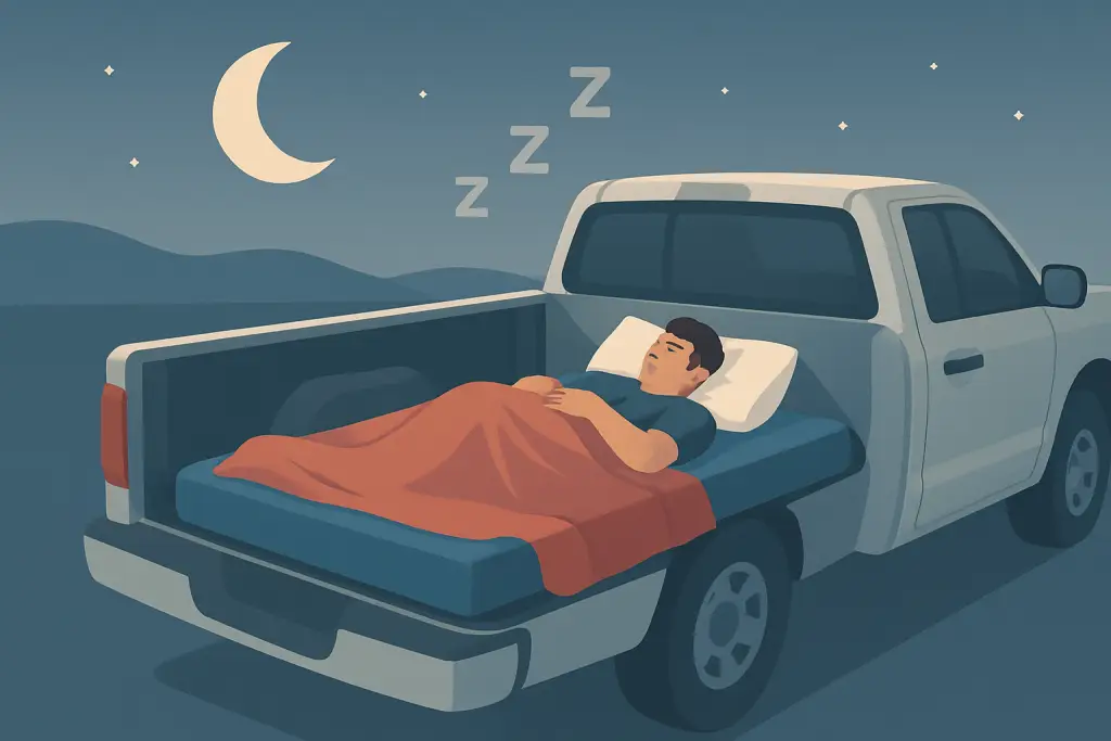 Sleeping in a Truck Bed: Laws, Safety, and Tips