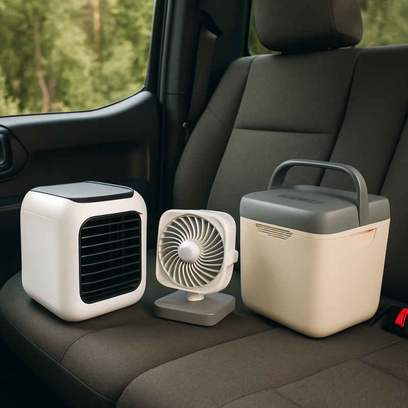 What Are the Best Portable Cooling Devices for Truck Camping?