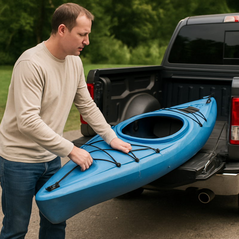 How Do You Load a Kayak Using the Tailgate-Slide Method?