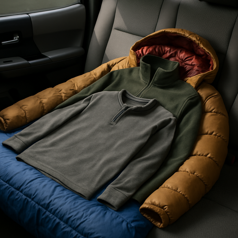 How Do You Layer Clothing for Sleeping in Cold Trucks?