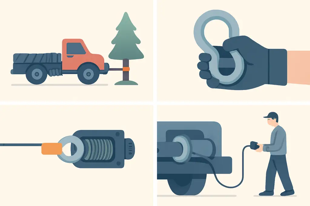 How to Use a Truck Winch for Recovery