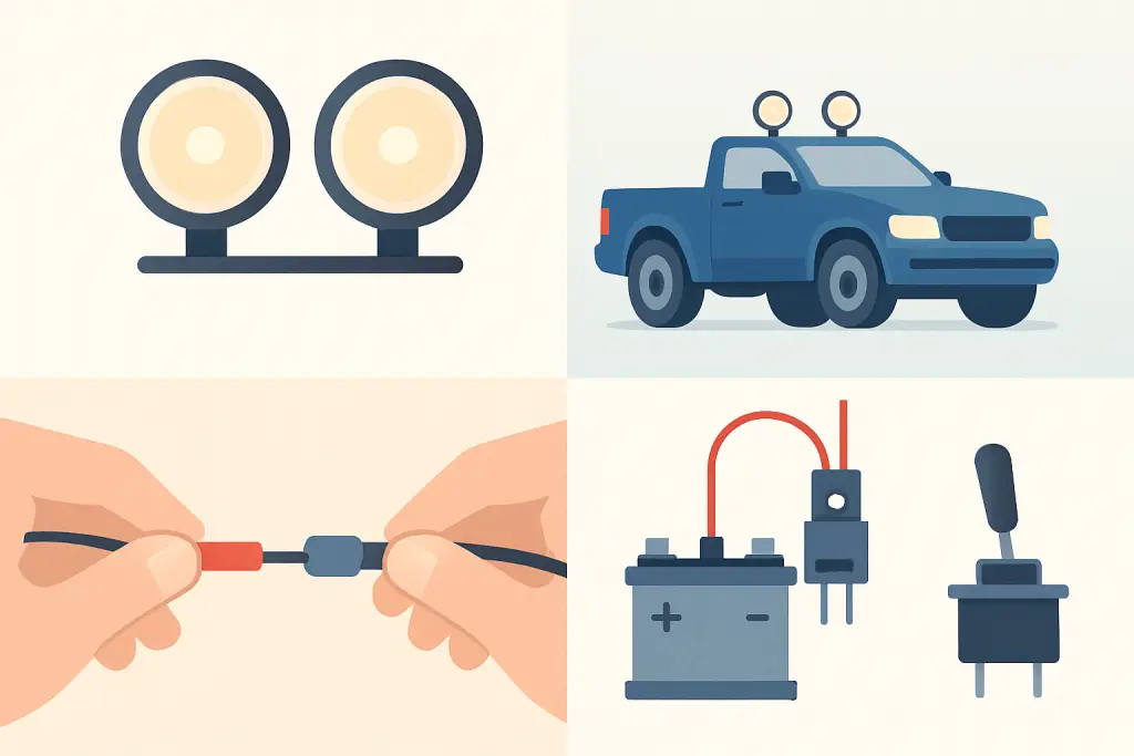 How to Wire Auxiliary Lights on Your Truck