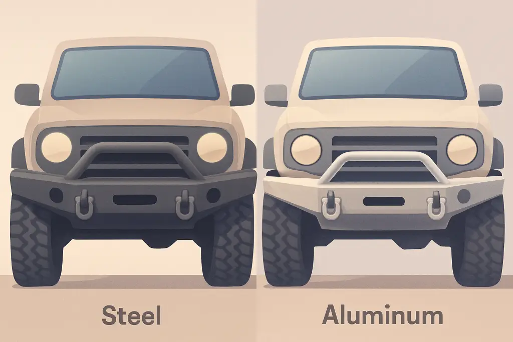 Steel vs Aluminum Off-Road Bumpers