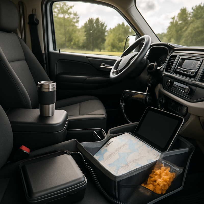 How Should You Organize Your Truck Cab for Long Drives?